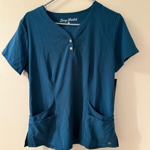 Easy Stretch Women's Teal Short Sleeve Top